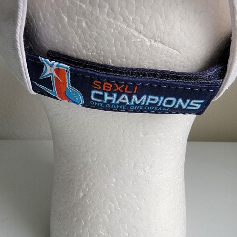New Indianapolis Colts NFL Super Bowl Champion Reebok Adjustable Cap Hat White - Picture 5 of 10